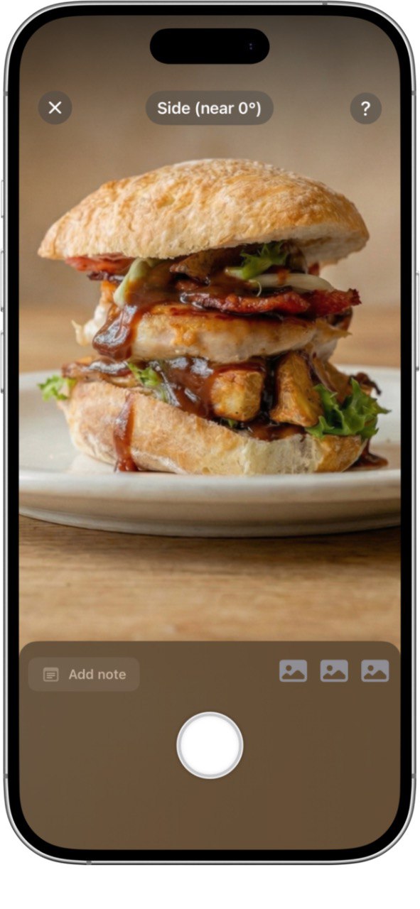 Scanning a meal with Carbetic